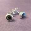 23539<br>ear stud 5mm bezel ABALONE .925 - Sold in 2's - Thumbnail Image 3