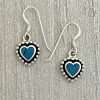 24275<br>earring beaded heart w/ ear wire 10x10mm - TQ - Thumbnail Image 2