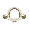 91029<br>ring CZ circle .925 GP - Thumbnail Image 1
