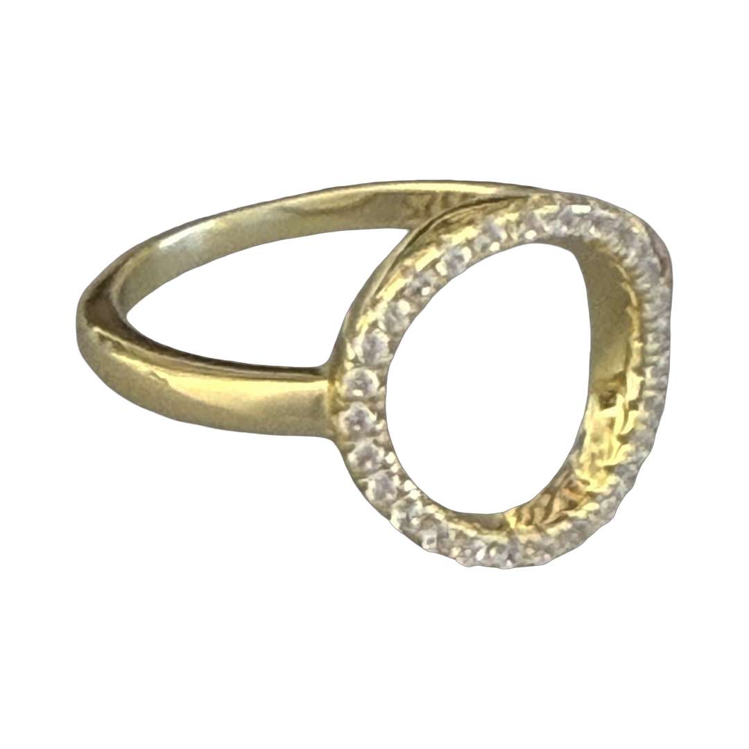 91029<br>ring CZ circle .925 GP - Image 3
