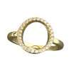 91029<br>ring CZ circle .925 GP - Thumbnail Image 4