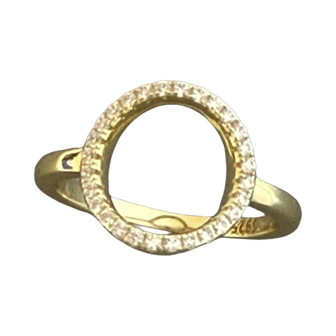 91029<br>ring CZ circle .925 GP - Image 4