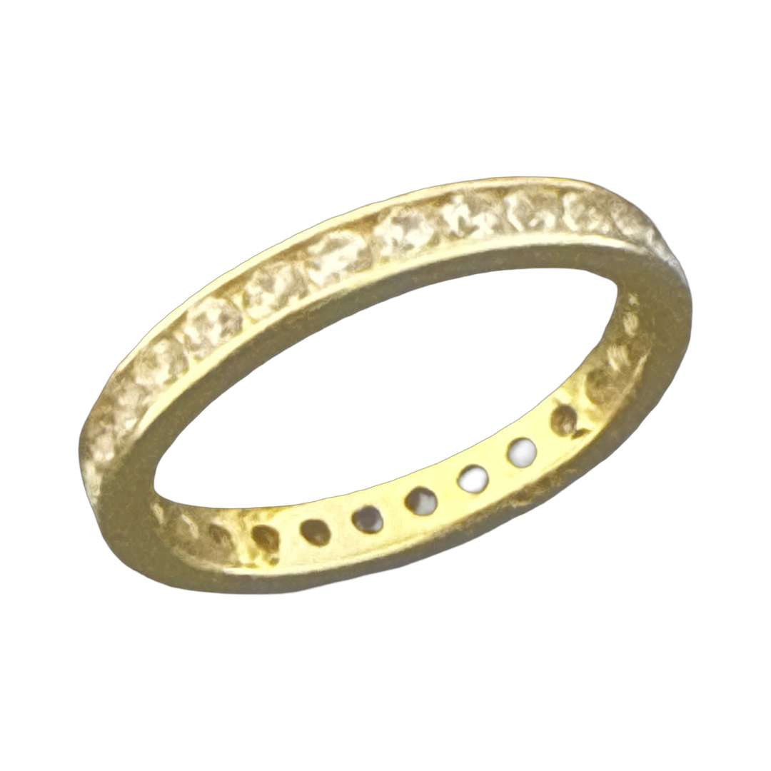 91032<br>CZ eternity band  .925 GP - Image 3