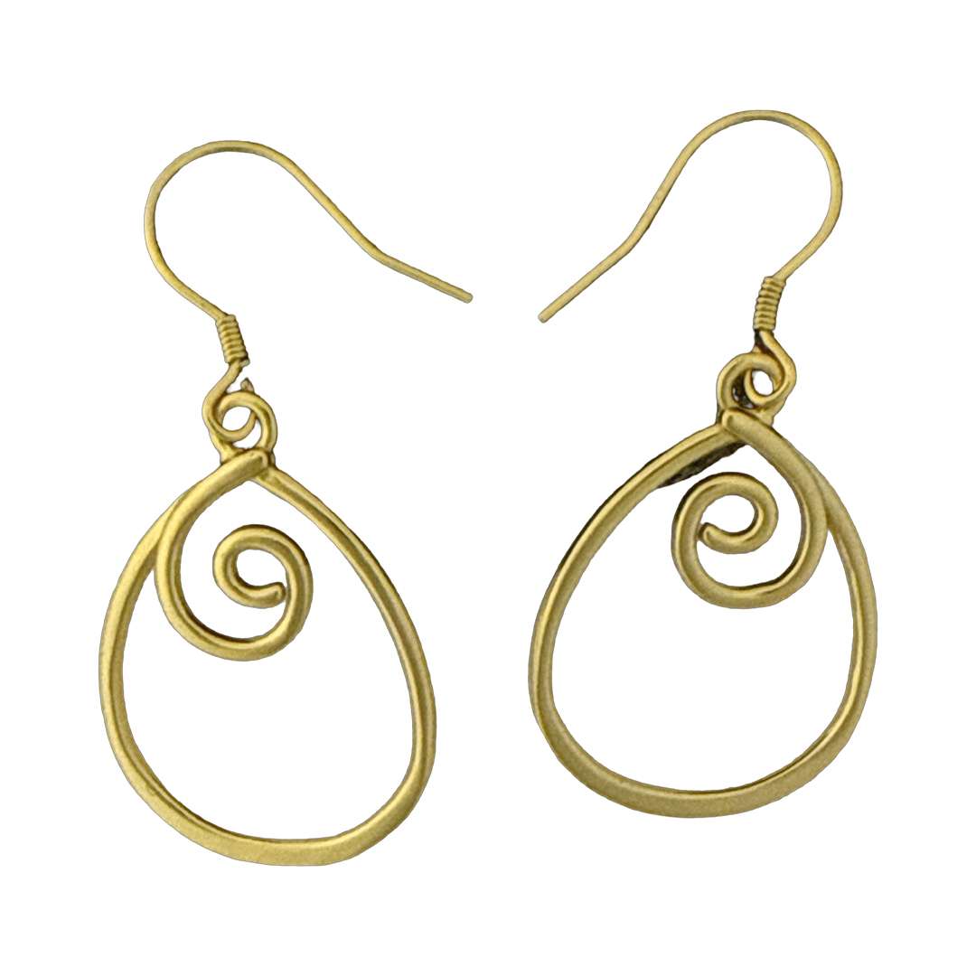 Close-Out-92293<br>earring w/ swirl - Image 5