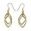 92297<br>earring double swirl 13x30 .925 GP - Thumbnail Image 1