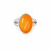 17401<br>ring oval split ring shank SPINY OYSTER 17X13MM  *6-9 925 - Thumbnail Image 2