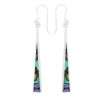 Close-Out-23891 <br> earring elongated triangle ABALONE - Thumbnail Image 1