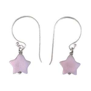 27406<br>earring pink CONCH star 8mm