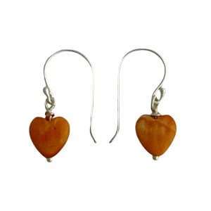 27412<br>earring SPINY OYSTER heart 8mm