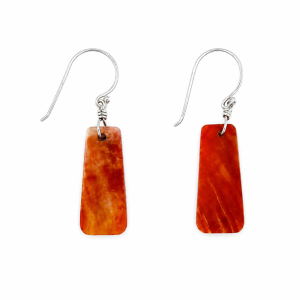 27420<br>earring SPINY OYSTER rectangle 10x23mm 925