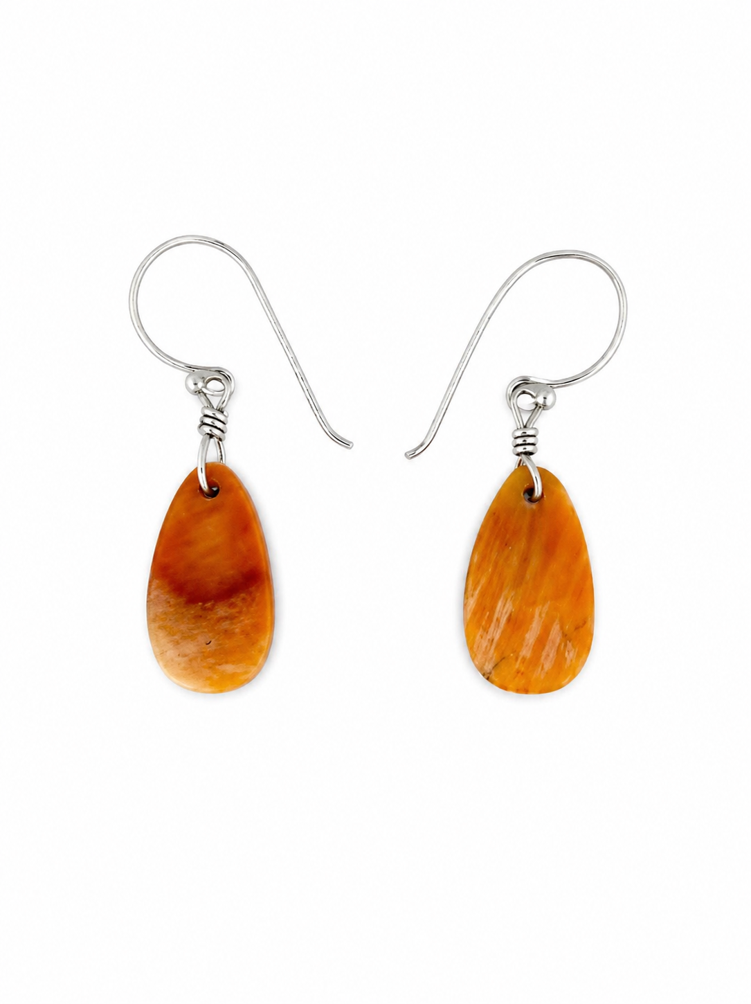 27425<br>earring SPINY OYSTER teardrop 8x14mm 925 - Image 1