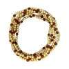 Fashion 404029<br>Fashion bracelet 3mm 18K goldplated brass beads w/ faceted crystal beads - set of 6 - garnet red - Thumbnail Image 2