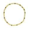 Fashion 404037<br>Fashion bracelet 3mm 18K gold plated brass w/faceted crystal beads - set of 6 -citrine - Thumbnail Image 1