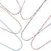 Fashion 405102<br>Fashion necklace multicolor rwb 16"+2" ext - set of 2 - Thumbnail Image 3