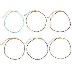 Fashion 405200-6<br>Fashion 6-piece anklet assortment - 1 each color