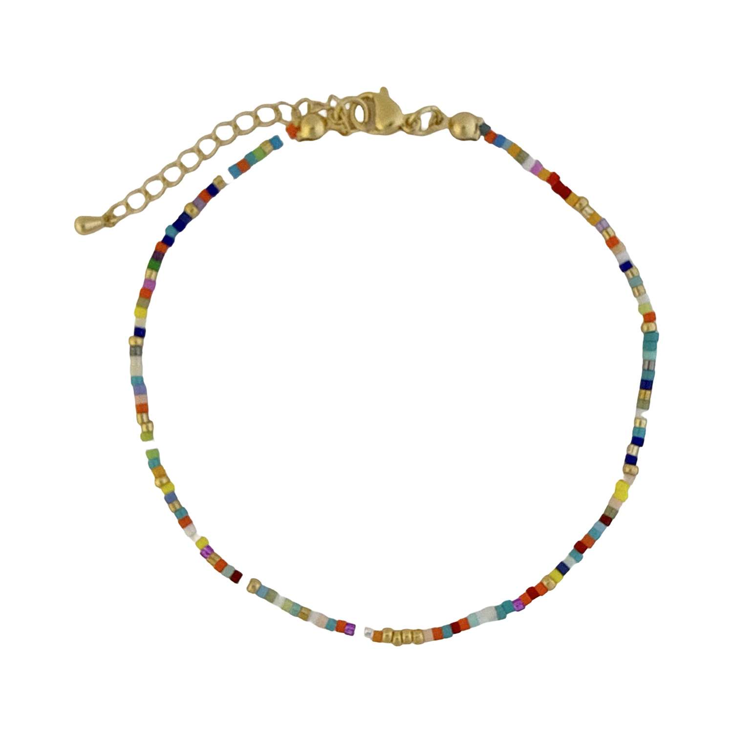 Fashion 405202<br>Fashion anklet rwb 9"+1" ext. - set of 2 - Image 1