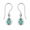Fashion 82701-SP<br>LUNA FASHION earring double bezel w/ leverback pear 5x7mm - SILVER PLATED over brass - Thumbnail Image 7